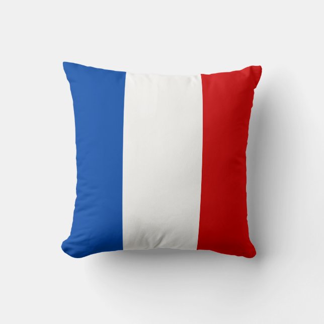 The Flag of France Cushion (Front)