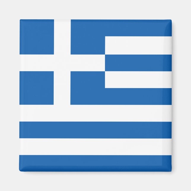 The Flag of Greece Magnet (Front)
