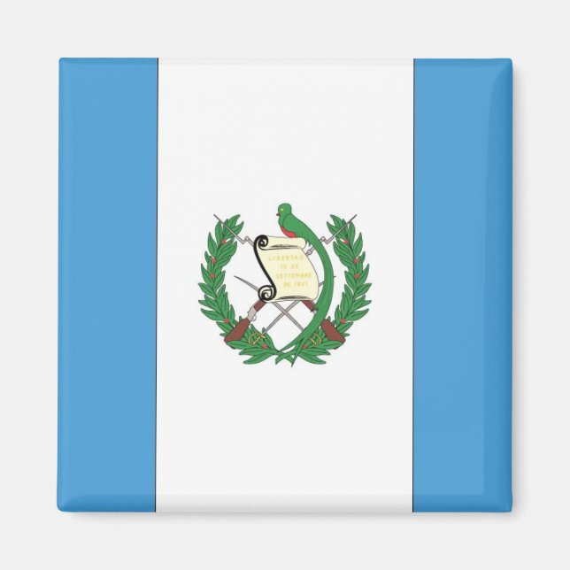 The Flag of Guatemala Magnet (Front)