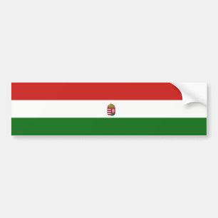 The flag of Hungary Bumper Sticker