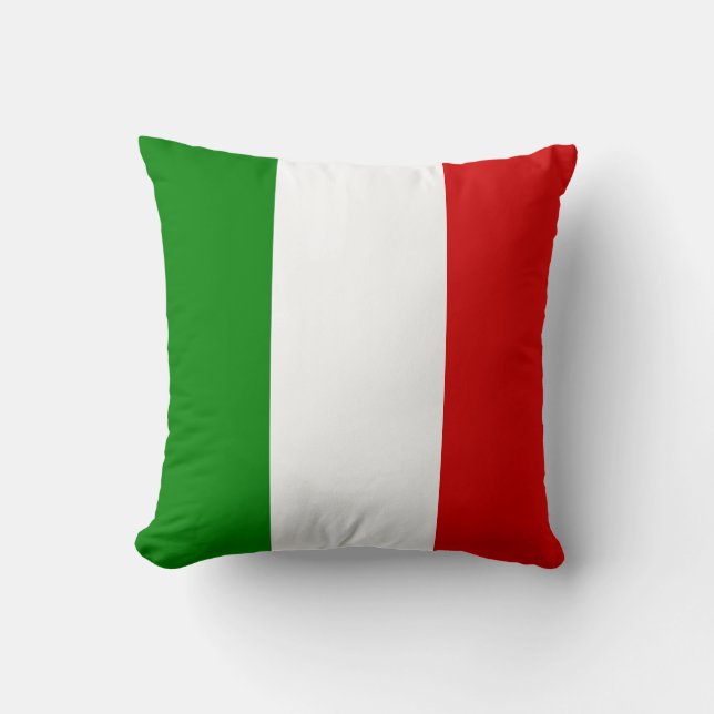 The Flag of Italy Cushion (Front)