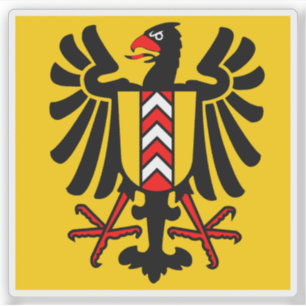 The flag of Neuchâtel (Neuchatel), Switzerland