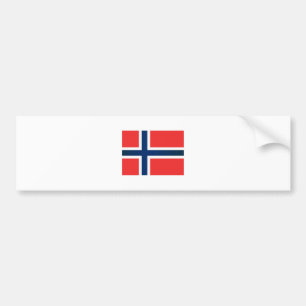The Flag of Norway Bumper Sticker