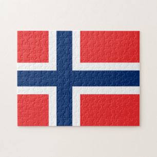 The Flag of Norway - Scandinavia Jigsaw Puzzle