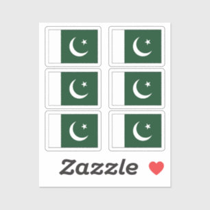 The flag of Pakistan Collection pack of 6