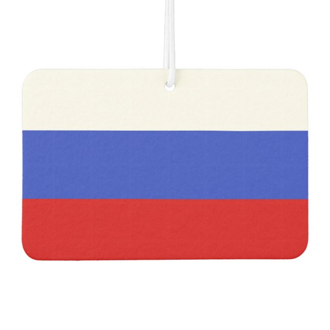 The Flag of Russian Car Air Freshener (Front)