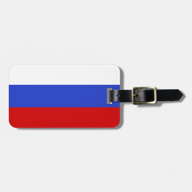 The Flag of Russian Luggage Tag (Front Horizontal)