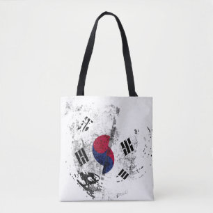the flag of South Korea Tote Bag