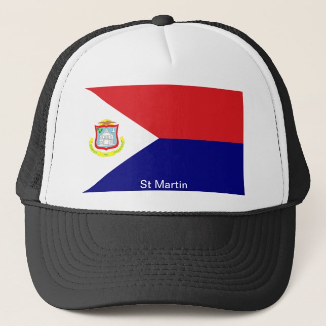 The Flag of St Martin Trucker Hat (Front)