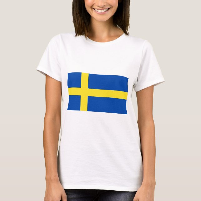 The Flag of Sweden T-Shirt (Front)