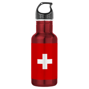 The Flag of Switzerland 532 Ml Water Bottle