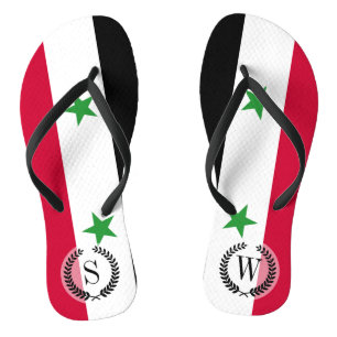 The Flag of Syria Jandals