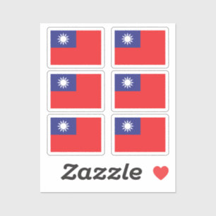 The flag of Taiwan Collection pack of 6