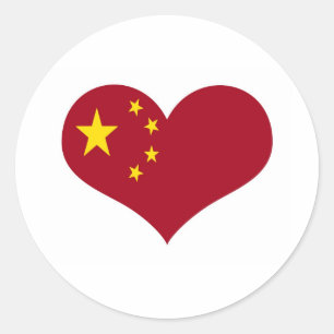 The flag of the People's Republic of China Classic Round Sticker
