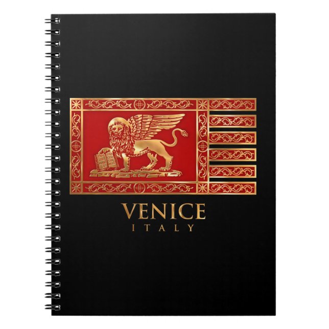The Flag Of The Republic Of Venice Spiral Notebook (Front)