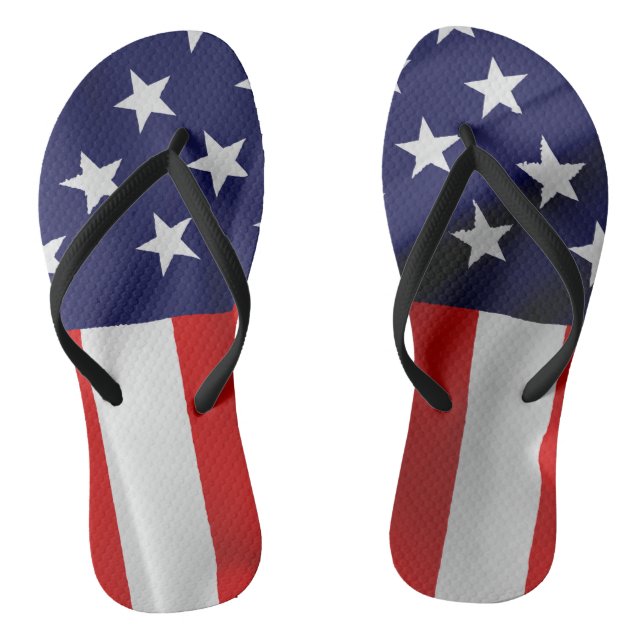 The Flag of the United States of America Jandals (Footbed)