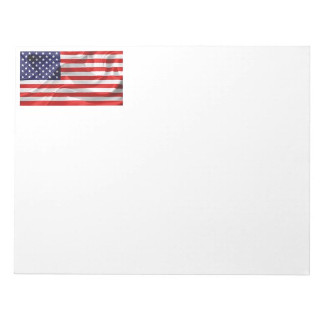 The Flag of the United States of America Notepad (Front)