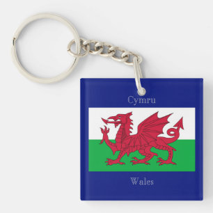 The Flag of Wales Key Ring