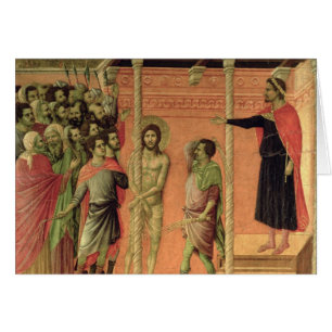The Flagellation, from the Maesta altarpiece
