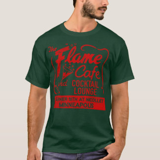The Flame Cafe and Cocktail Lounge Retro Defunct M T-Shirt
