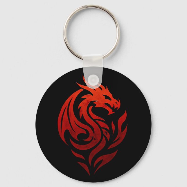 The Flameborn Dargon Pact Key Ring (Front)