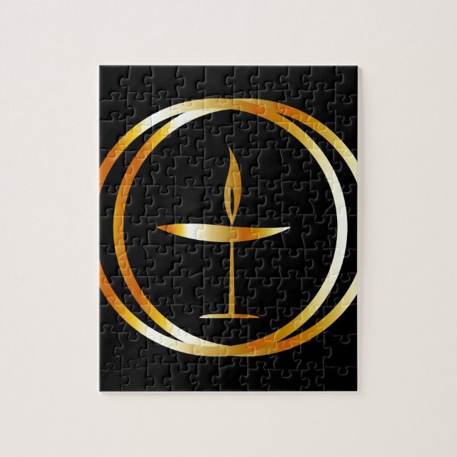 The Flaming Chalice Jigsaw Puzzle (Vertical)