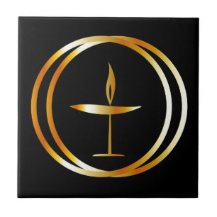 The Flaming Chalice Tile