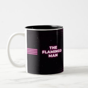 The Flamingo Man & Lady Rosé Two-Tone Coffee Mug