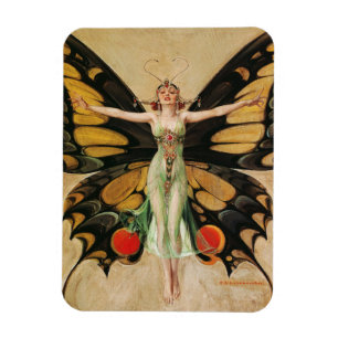 The Flapper, 1922 by Joseph Christian Leyendecker Magnet