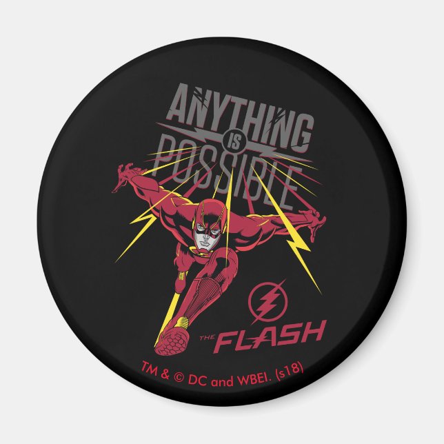 The Flash | "Anything Is Possible" Magnet (Front)