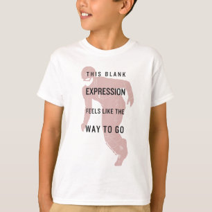 The Flash   "Blank Expression" Quote Silhouette T-Shirt