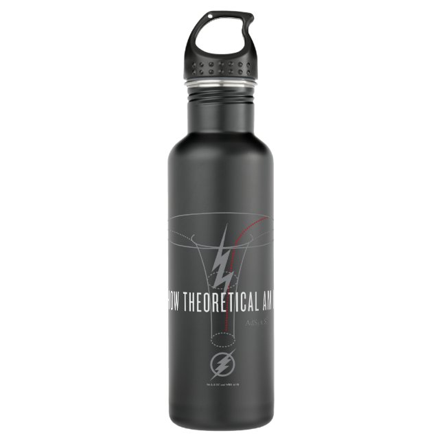 The Flash | "How Theoretical Am I?" 710 Ml Water Bottle (Front)