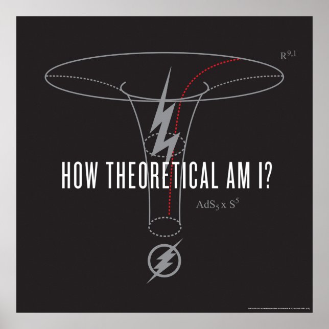 The Flash | "How Theoretical Am I?" Poster (Front)