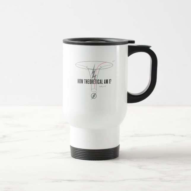 The Flash | "How Theoretical Am I?" Travel Mug (Right)