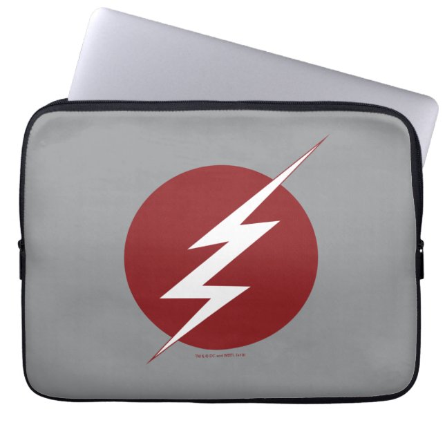 The Flash | Lightning Bolt Logo Laptop Sleeve (Front)