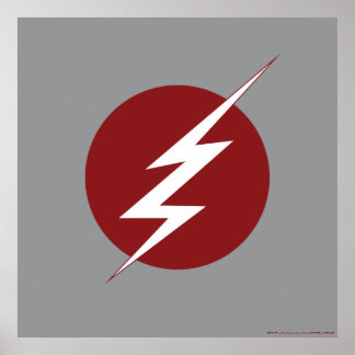 The Flash | Lightning Bolt Logo Poster