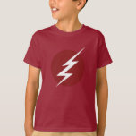 The Flash | Lightning Bolt Logo T-Shirt<br><div class="desc">Check out this iconic red lightning bolt logo that represents The Flash.</div>