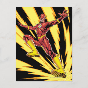 The Flash Lightning Bolts Postcard