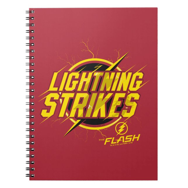 The Flash | "Lightning Strikes" Graphic Notebook (Front)