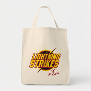 The Flash "Lightning Strikes" Graphic Tote Bag