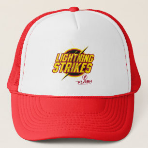 The Flash "Lightning Strikes" Graphic Trucker Hat