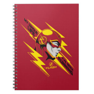 The Flash   My Whole Life I've Been Running Notebook