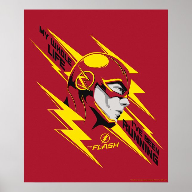 The Flash | My Whole Life I've Been Running Poster (Front)