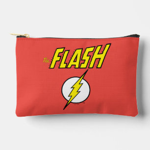 The Flash Name & Lightning Bolt Logo Accessory Pouch