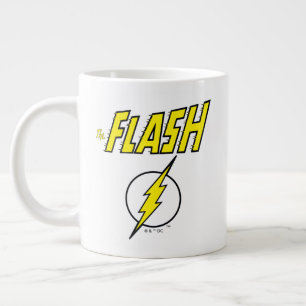 The Flash Name & Lightning Bolt Logo Large Coffee Mug