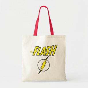 The Flash Name & Lightning Bolt Logo Tote Bag