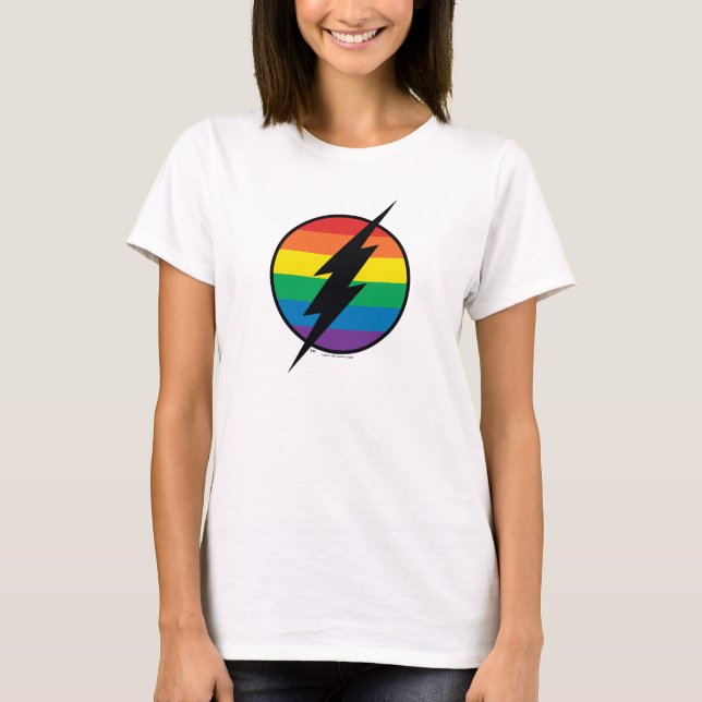 The Flash Rainbow Logo T-Shirt (Front)