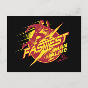 The Flash   The Fastest Man Alive Postcard