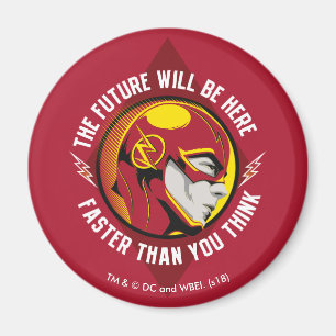 The Flash "The Future Will Be Here" Magnet