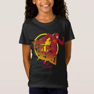 The Flash   "Time For A Hero" Graphic T-Shirt